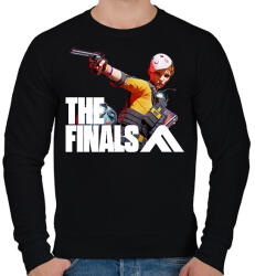 printfashion The Finals - combat-centered game show - Férfi pulóver - Fekete (14808583)