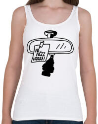 printfashion Ne nézz vissza - Női atléta - Fehér (16294917)