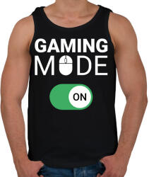 printfashion Gaming mode on! - Férfi atléta - Fekete (11449767)