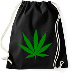 printfashion cannabis - Sportzsák, Tornazsák - Fekete (2606730)