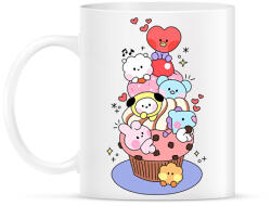 printfashion BT21 - Bögre - Fehér (14566216)