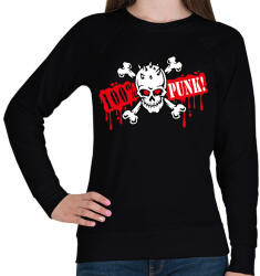 printfashion 100% Punk - Női pulóver - Fekete (7803863)