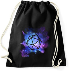 printfashion Galaxis D20 (Kicsi) - Sportzsák, Tornazsák - Fekete (2768665)