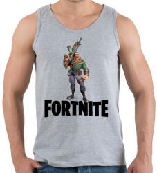 printfashion Fortnite #8 /black/ - Férfi atléta - Sport szürke (1117667)