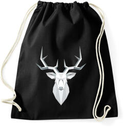 printfashion Szarvas geometria - Sportzsák, Tornazsák - Fekete (2606157)