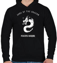 printfashion SONSOF THE DRAGON - Férfi kapucnis pulóver - Fekete (11434854)