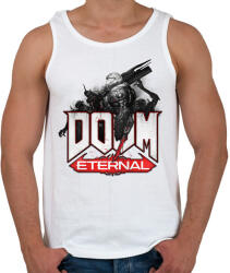 printfashion DOOM Eternal - Férfi atléta - Fehér (2413533)