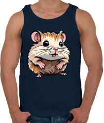 printfashion Baba hörcsög - Férfi atléta - Sötétkék (13683447)