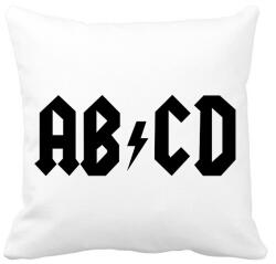 printfashion ABCD - Párnahuzat, Díszpárnahuzat - Fehér (7329266)