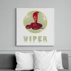 printfashion viper - Vászonkép - Fehér (6628423)