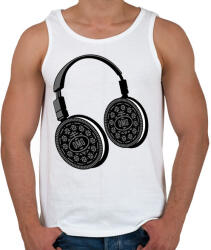 printfashion Oreo fülhallgató - Férfi atléta - Fehér (11904267)