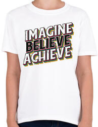 printfashion Motivációs póló - Gyerek póló - Fehér (14025219)