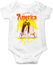 printfashion Üdv Amerikában - Baba Body - Fehér (1327446)