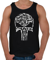 printfashion Gun Halloween - Férfi atléta - Fekete (1710431)