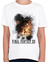 printfashion Final Fantasy 16 - Gyerek póló - Fehér (16805779)