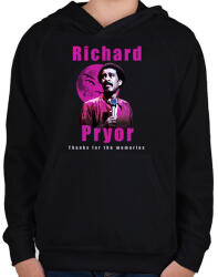 printfashion Richard Pryor Thanks for the memories - Gyerek kapucnis pulóver - Fekete (6390429)