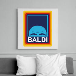 printfashion Baldi - Márkaparódia - Vászonkép - Fehér (8260859)