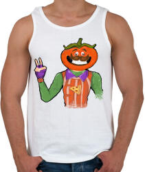 printfashion Tomatohead - Fortnite - Férfi atléta - Fehér (3999907)
