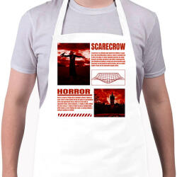printfashion Scarecrow horror - Kötény - Fehér (14716482)
