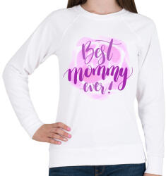 printfashion Legjobb Anyuka - Női pulóver - Fehér (402887)