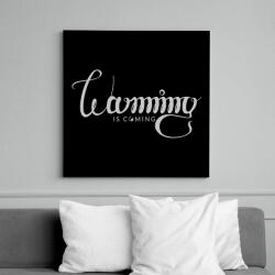 printfashion Felmelegedés - Vászonkép - Fekete (6643668)