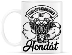 printfashion Csak egy igazi úriember hajt Hondát - Bögre - Fehér (4337172)