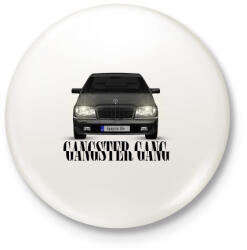 printfashion Gangster Gang - Kitűző, hűtőmágnes - Fehér (3079178)