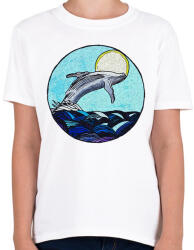 printfashion humpbackv2 - Gyerek póló - Fehér (4813450)