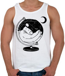 printfashion Új világ - Férfi atléta - Fehér (257789)