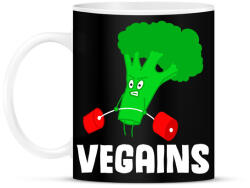 printfashion Vegans - Bögre - Fekete (2063413)