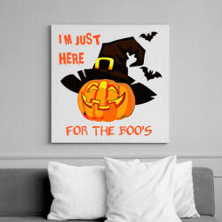 printfashion Tök boszorkány - Vászonkép - Fehér (6628451)