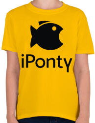 printfashion Iponty - Gyerek póló - Sárga (2456603)