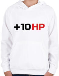 printfashion +10 hp - Gyerek kapucnis pulóver - Fehér (2239680)