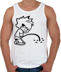 printfashion pee boy - Férfi atléta - Fehér (2962780)