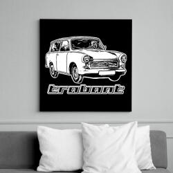 printfashion trabant - Vászonkép - Fekete (8307599)
