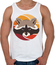 printfashion Mosómedve - Férfi atléta - Fehér (7647005)