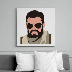 printfashion Terror - Vászonkép - Fehér (6627687)