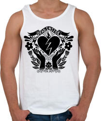 printfashion Dead inside - Férfi atléta - Fehér (2231356)