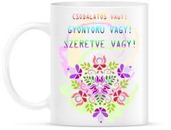 printfashion Csodás vagy - Bögre - Fehér (13631076)