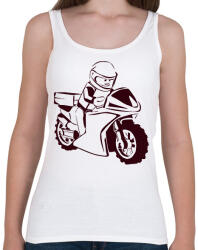 printfashion lego - Női atléta - Fehér (2911659)