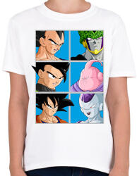 printfashion Dragon Ball - Gyerek póló - Fehér (12363212)