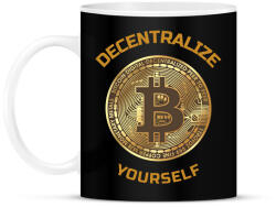 printfashion DECENTRALIZE - Bögre - Fekete (10268443)