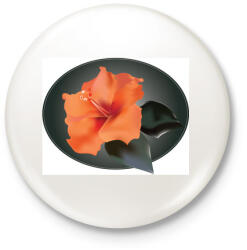 printfashion Virágom - Kitűző, hűtőmágnes - Fehér (3075944)