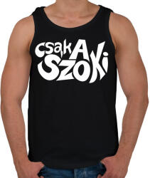 printfashion csak a szoki - Férfi atléta - Fekete (16293473)