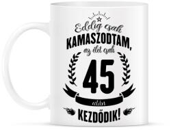 printfashion kamasz-45-black - Bögre - Fehér (790945)