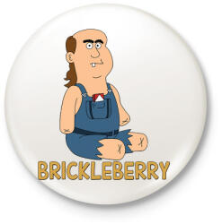 printfashion Brickleberry: Jim - Kitűző, hűtőmágnes - Fehér (3082869)