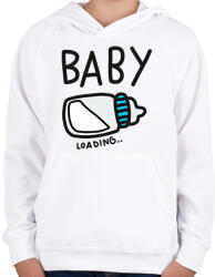 printfashion Baby loading - Gyerek kapucnis pulóver - Fehér (11885866)