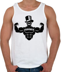 printfashion Legénybúcsú gyúrósoknak - Férfi atléta - Fehér (1461473)