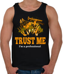 printfashion trust me - Férfi atléta - Fekete (2371514)