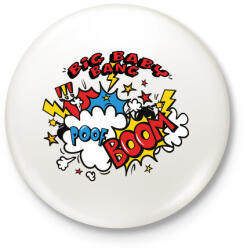 printfashion Baby Boom - Kitűző, hűtőmágnes - Fehér (5083610)